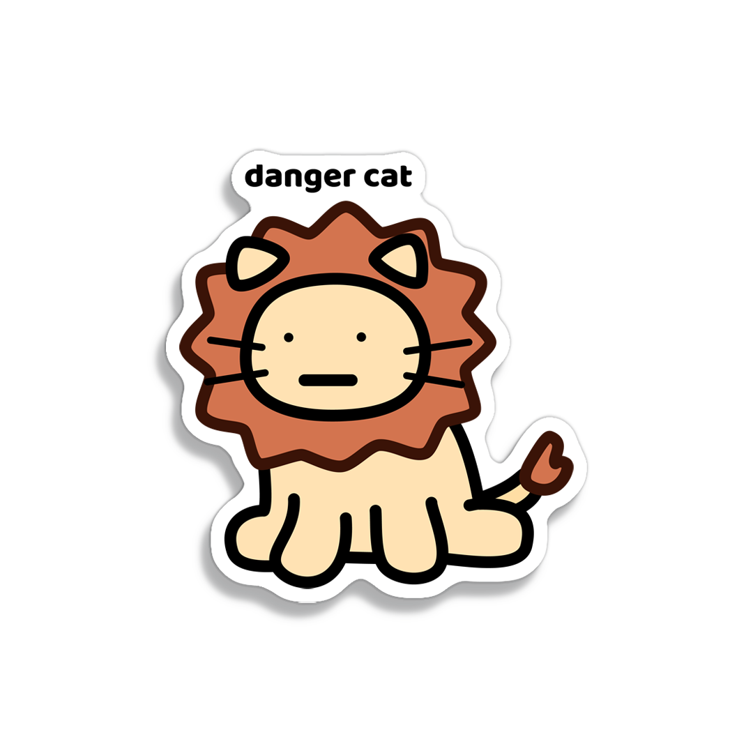 Lion Sticker