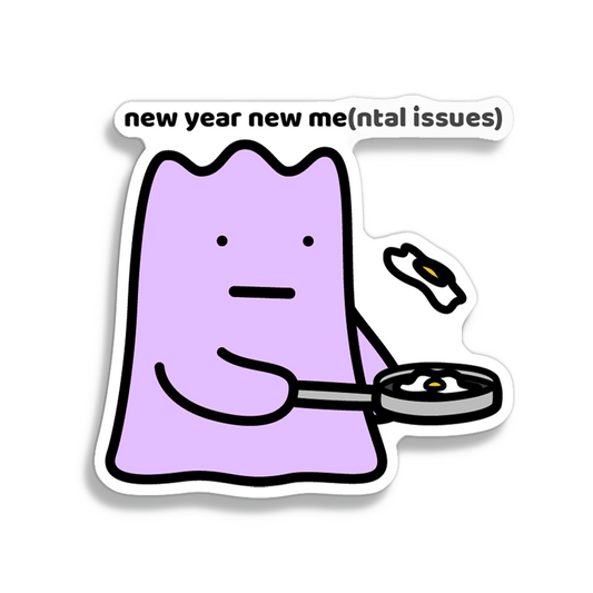 New Year New Me Sticker