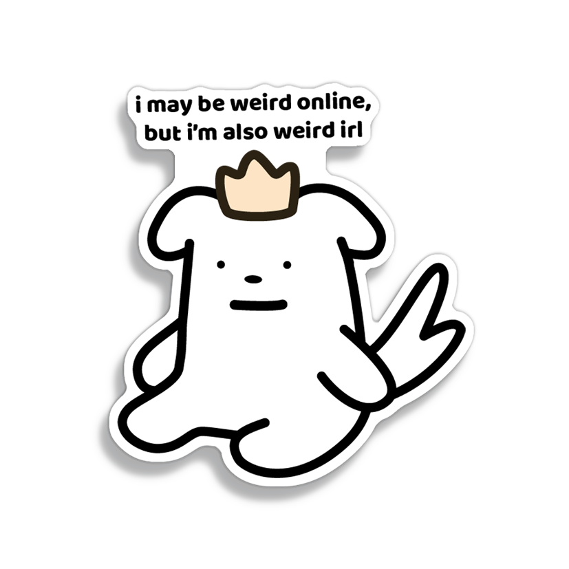 Weird Sticker