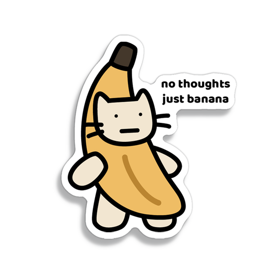 Banana Cat Sticker