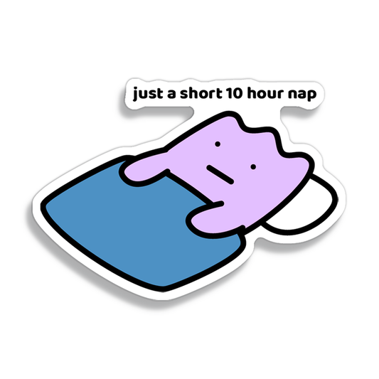 Short Nap Sticker