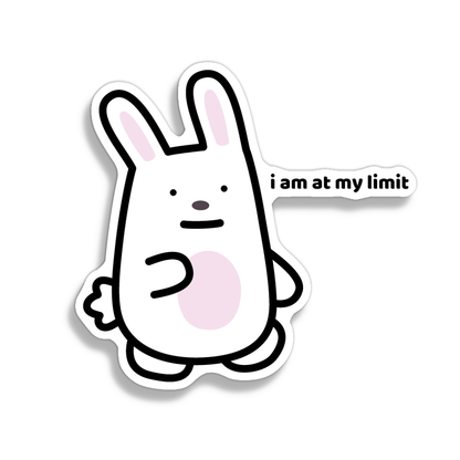 I Am At My Limit Sticker