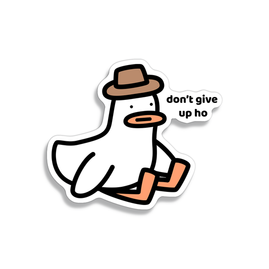 Don't Give Up Sticker