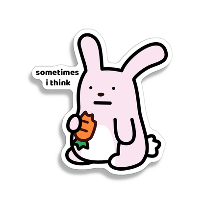 Sometimes I Think Sticker