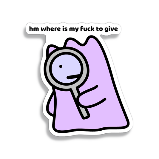 Searching For A Fuck Sticker