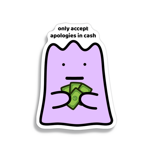 Apologies Sticker