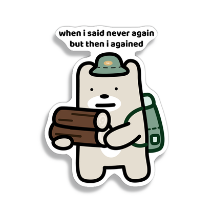 Again Sticker
