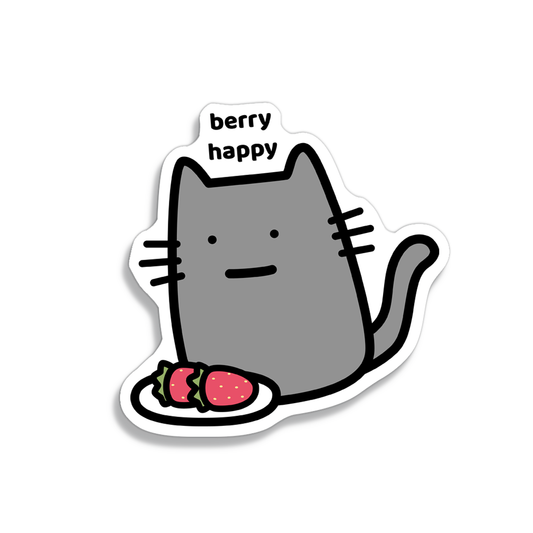 Berry Happy Sticker