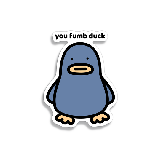 Fumb Duck Sticker