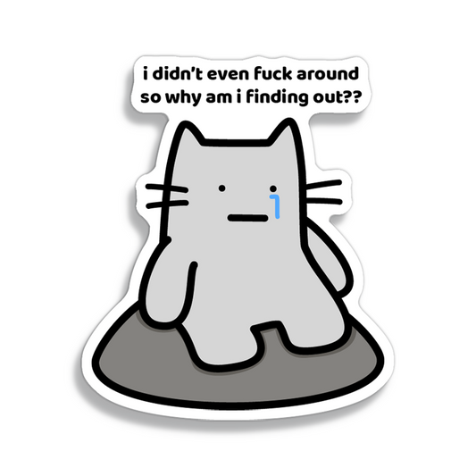 Finding Out Sticker