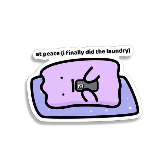 At Peace Sticker