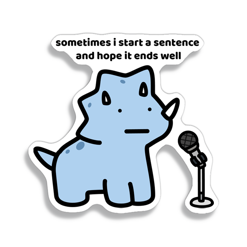 Start A Sentence Sticker