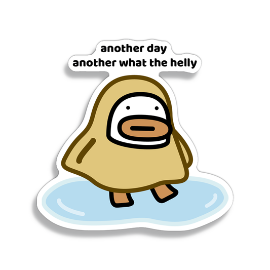 What The Helly Sticker