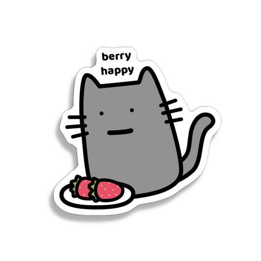 Berry Happy Sticker