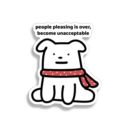 Unacceptable Sticker