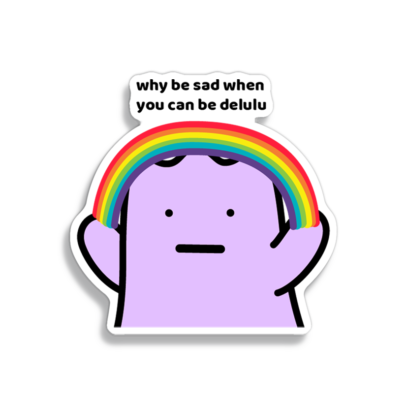 Delulu Sticker